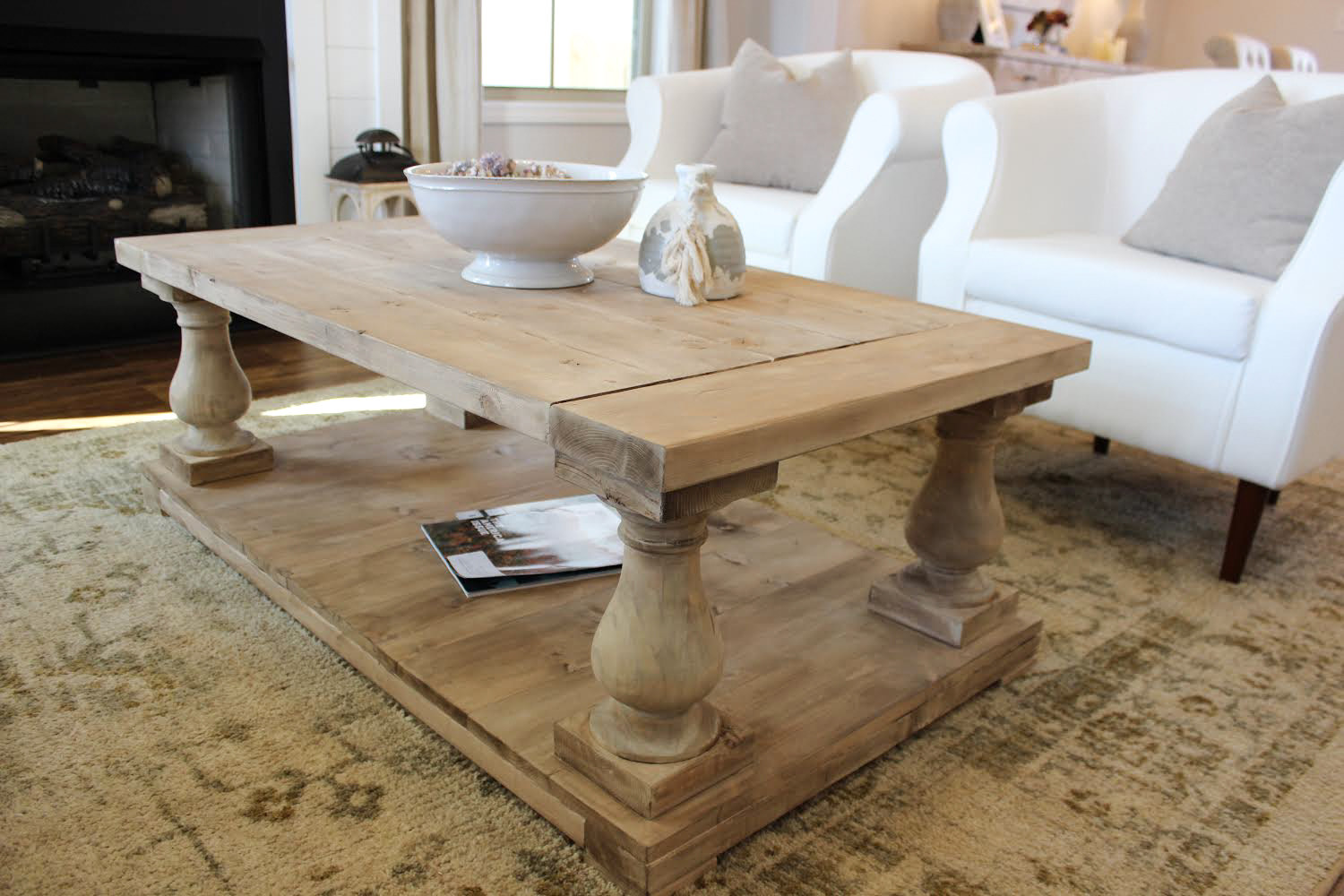 Rh balustrade shop coffee table